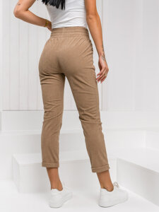 Donna Pantaloni a righe Marrone Bolf W7856