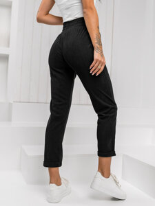 Donna Pantaloni a righe Nero Bolf W7856