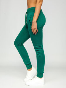 Donna Pantaloni della tuta Verde Bolf CK-01