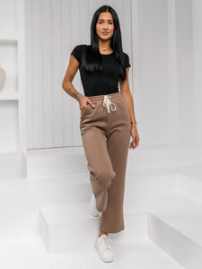 Donna Pantaloni di tuta wide leg Marrone Bolf W5213