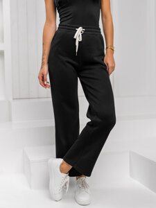 Donna Pantaloni di tuta wide leg Nero Bolf W5213