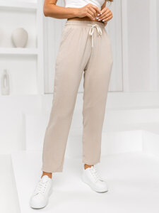 Donna Pantaloni in tessuto Beige Bolf W7920