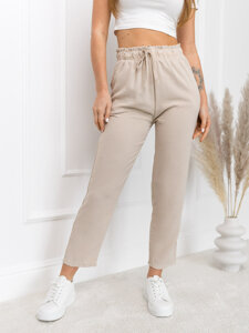 Donna Pantaloni in tessuto Beige Bolf W7921