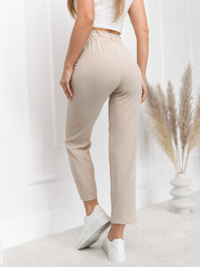 Donna Pantaloni in tessuto Beige Bolf W7921