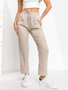 Donna Pantaloni in tessuto Beige Bolf W7962