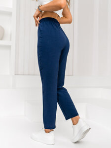 Donna Pantaloni in tessuto Blu scuro Bolf W7920