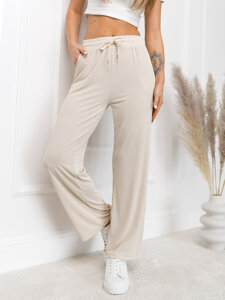 Donna Pantaloni wide leg Beige Bolf W7957