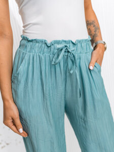 Donna Pantaloni wide leg Menta Bolf W7970