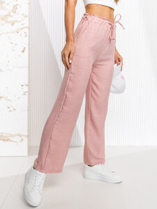 Donna Pantaloni wide leg Rosa Bolf W7966