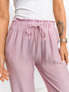 Donna Pantaloni wide leg Rosa Bolf W7970