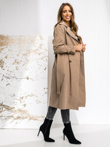 Donna Trench Lungo Cappuccino Bolf 4494