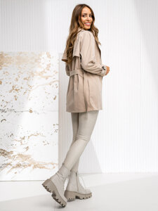 Donna Trench corto Beige Bolf 4508