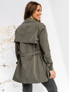 Donna Trench corto Khaki Bolf 4508