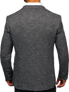 Giacca d'abito casual da uomo grigio Bolf 015