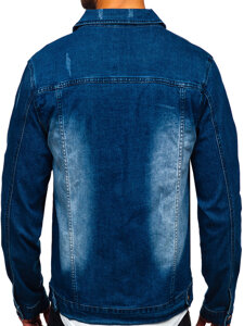 Giacca in denim da uomo blu Bolf MJ525BS