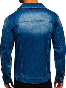 Giacca in jeans da uomo azzurro chiara Bolf MJ506B