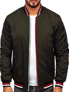 Giacca mezza stagione bomber da uomo khaki Bolf 84M3001