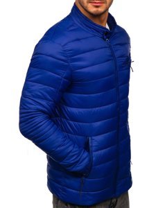 Giacca mezza stagione da uomo blu Bolf M13006