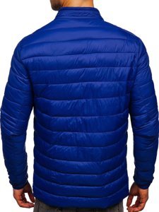 Giacca mezza stagione da uomo blu Bolf M13006