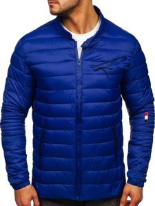 Giacca mezza stagione da uomo blu Bolf M13006