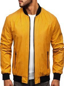 Giacca mezza stagione tipo bomber da uomo cammello Bolf 6115