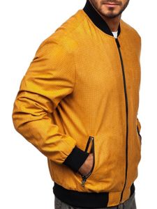 Giacca mezza stagione tipo bomber da uomo cammello Bolf 6115