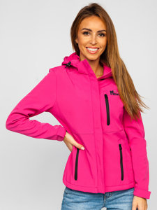 Giacca mezza stagione tipo softshell da donna rosa Bolf HH028