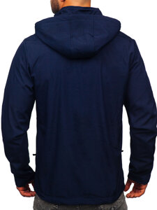 Giacca softshell di mezza stagione da uomo blu Bolf HSS036