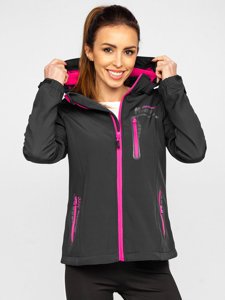 Giacca softshell mezza stagione da donna grafite Bolf HH027