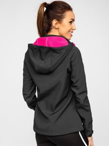 Giacca softshell mezza stagione da donna grafite Bolf HH027