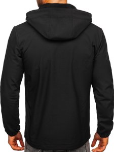 Giacca softshell mezza stagione da uomo nera Bolf HH017