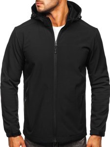 Giacca softshell mezza stagione da uomo nera Bolf HH017