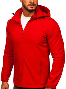 Giacca softshell mezza stagione da uomo rossa Bolf HH017