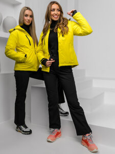 Giacca sportiva invernale da donna giallo Bolf HH012B