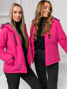 Giacca sportiva invernale da donna rosa Bolf HH012B