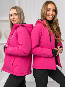 Giacca sportiva invernale da donna rosa Bolf HH012B