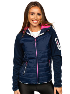 Giacca sportiva mezza stagione da donna blu Bolf KSW4004