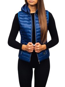 Gilet da donna blu Bolf AB042