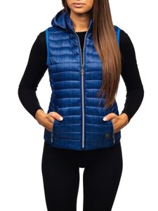 Gilet da donna blu Bolf AB042