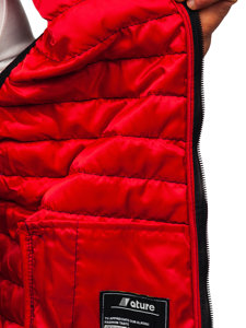 Gilet trapuntato da uomo blu Bolf 7103