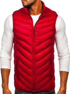 Gilet trapuntato da uomo bordò Bolf HDL88006