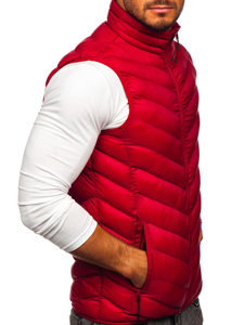 Gilet trapuntato da uomo bordò Bolf HDL88006