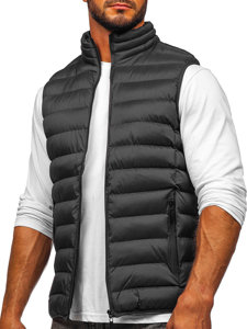 Gilet trapuntato da uomo grafite Bolf 5M711