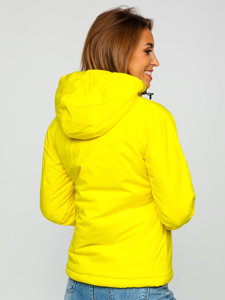 Giubbotto invernale sportivo da donna giallo Bolf HH012A