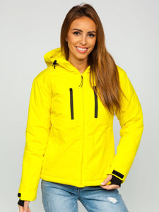 Giubbotto invernale sportivo da donna giallo Bolf HH012A