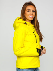 Giubbotto invernale sportivo da donna giallo Bolf HH012A