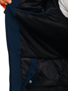 Giubbotto invernale sportivo da uomo blu Bolf HH011