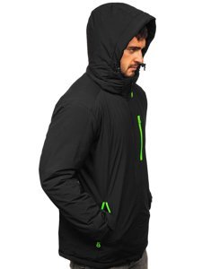 Giubbotto invernale sportivo da uomo nero Bolf HH011