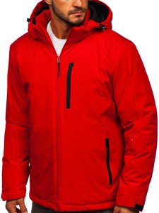 Giubbotto invernale sportivo da uomo rosso Bolf HH011