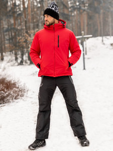 Giubbotto invernale sportivo da uomo rosso Bolf HH011